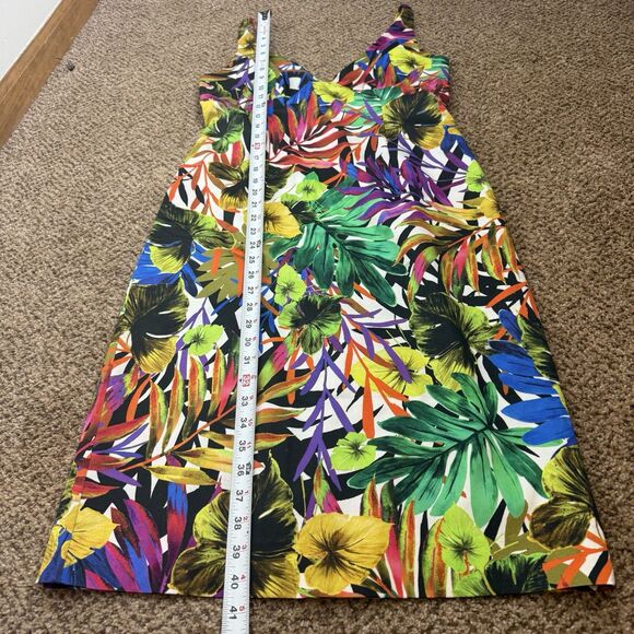 Milly “Liz” Tropical Print Sleeveless Dress Sz 10 $365 Retail EUC - Picture 5 of 11